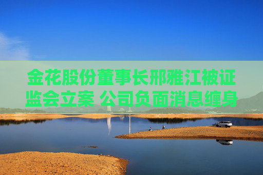 金花股份董事長邢雅江被證監(jiān)會(huì)立案 公司負(fù)面消息纏身
