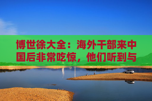 博世徐大全：海外干部來中國(guó)后非常吃驚，他們聽到與現(xiàn)實(shí)看到的中國(guó)完全不同