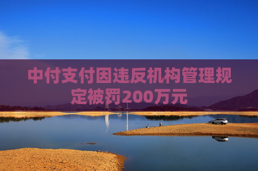 中付支付因違反機(jī)構(gòu)管理規(guī)定被罰200萬元