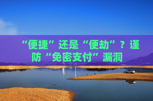 “便捷”還是“便劫”？謹(jǐn)防“免密支付”漏洞
