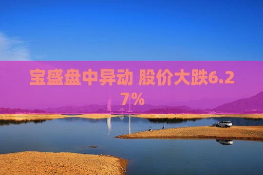 寶盛盤中異動 股價大跌6.27%