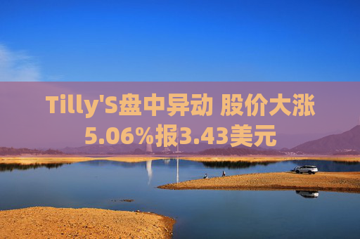 Tilly'S盤中異動 股價大漲5.06%報3.43美元