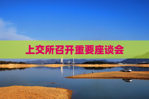上交所召開重要座談會