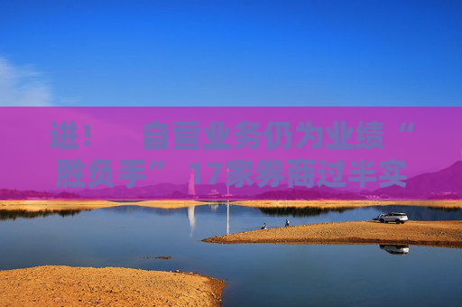 進(jìn)！　自營業(yè)務(wù)仍為業(yè)績“勝負(fù)手” 17家券商過半實現(xiàn)營收凈利雙增長