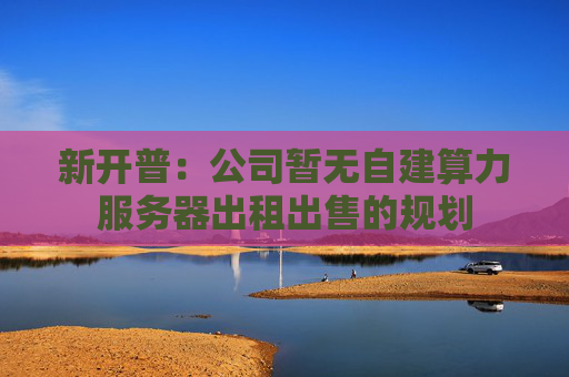 新開(kāi)普：公司暫無(wú)自建算力服務(wù)器出租出售的規(guī)劃  第1張