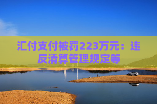 匯付支付被罰223萬元：違反清算管理規(guī)定等