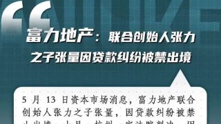 涉及貸款糾紛，富力地產(chǎn)聯(lián)合創(chuàng)始人之一，富豪張力的兒子張量被限制出境