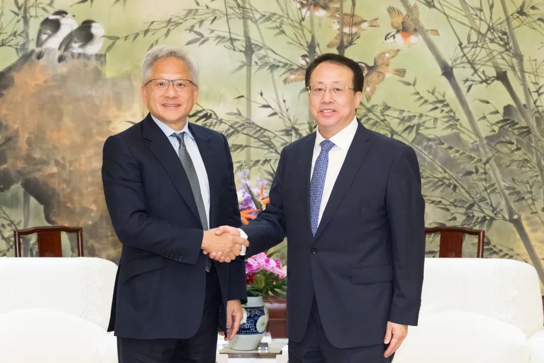 上海市市長龔正會見英偉達總裁兼首席執(zhí)行官黃仁勛  第1張
