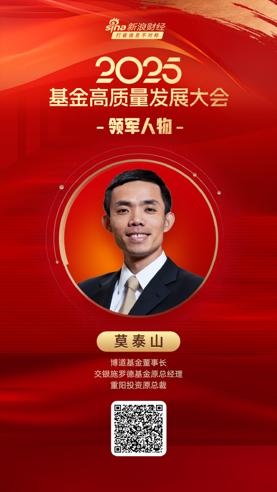 2025公募基金領(lǐng)軍人物TOP榜：博道基金莫泰山新進(jìn)榮譽(yù)榜 排名第53  第1張